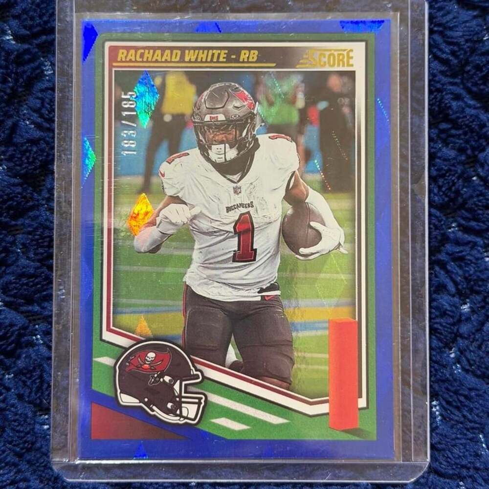 Panini Score Football Rachaad White Tampa Bay Buccaneers Card #150 183/185